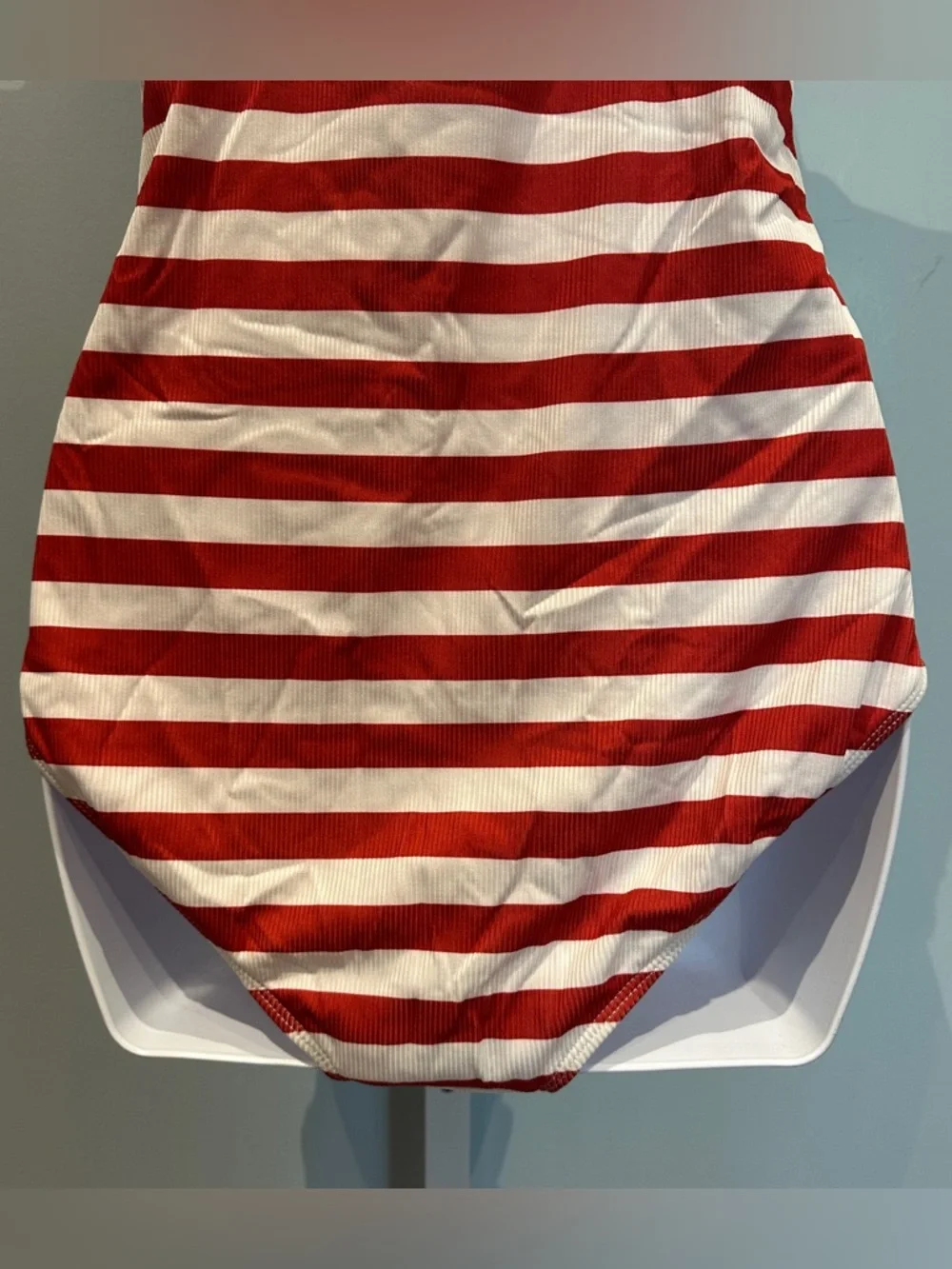 American Flag Patriotic Stars & Stripes One-Piece Maternity Swimsuit NWOT Medium